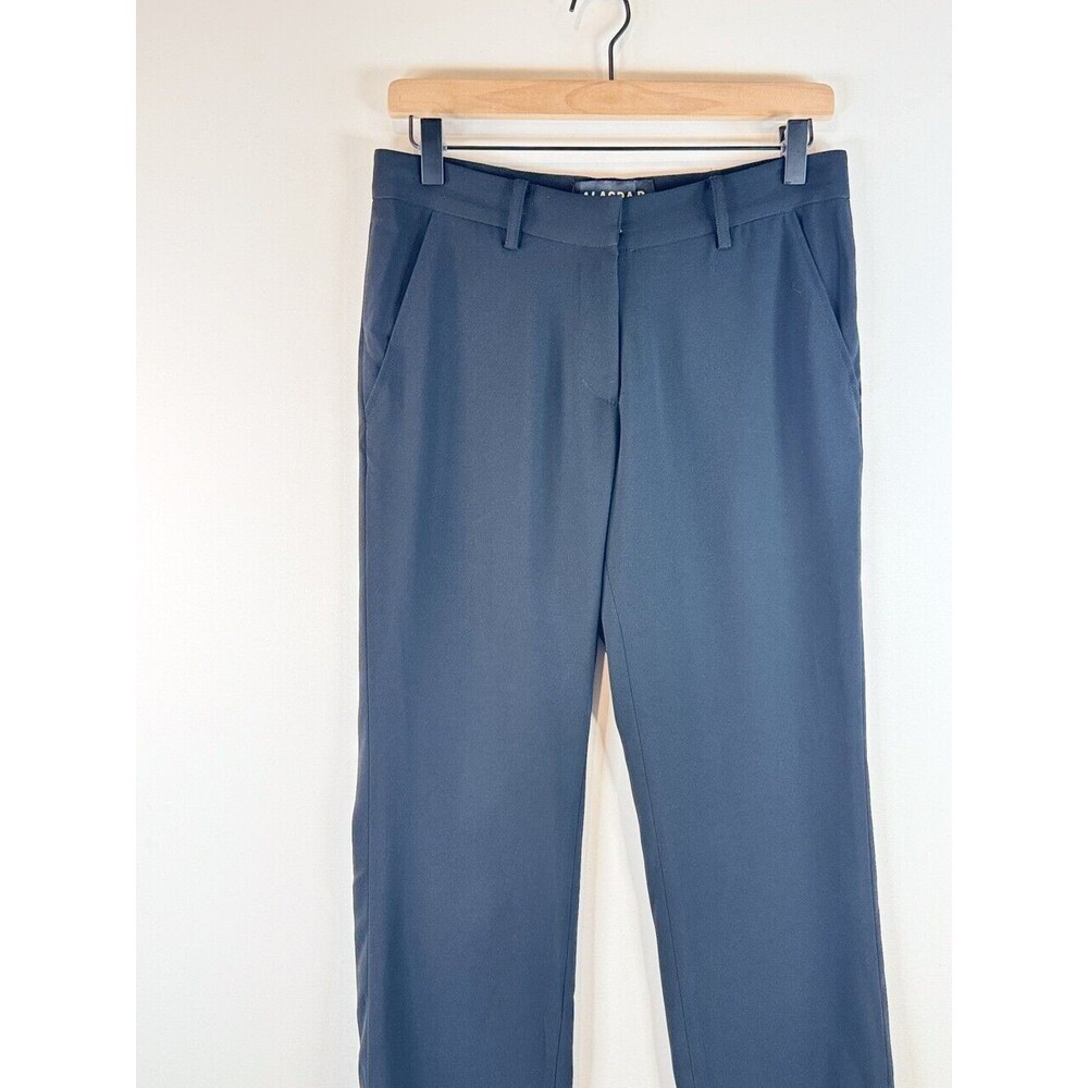 Alasdair Womens Dress Pants Black Straight Flat Front Slacks Trousers Size 0 XS - Picture 5 of 11